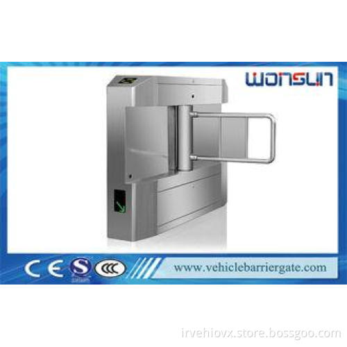 Stainless Steel Double Automatic Swing Barrier Gate With Dr